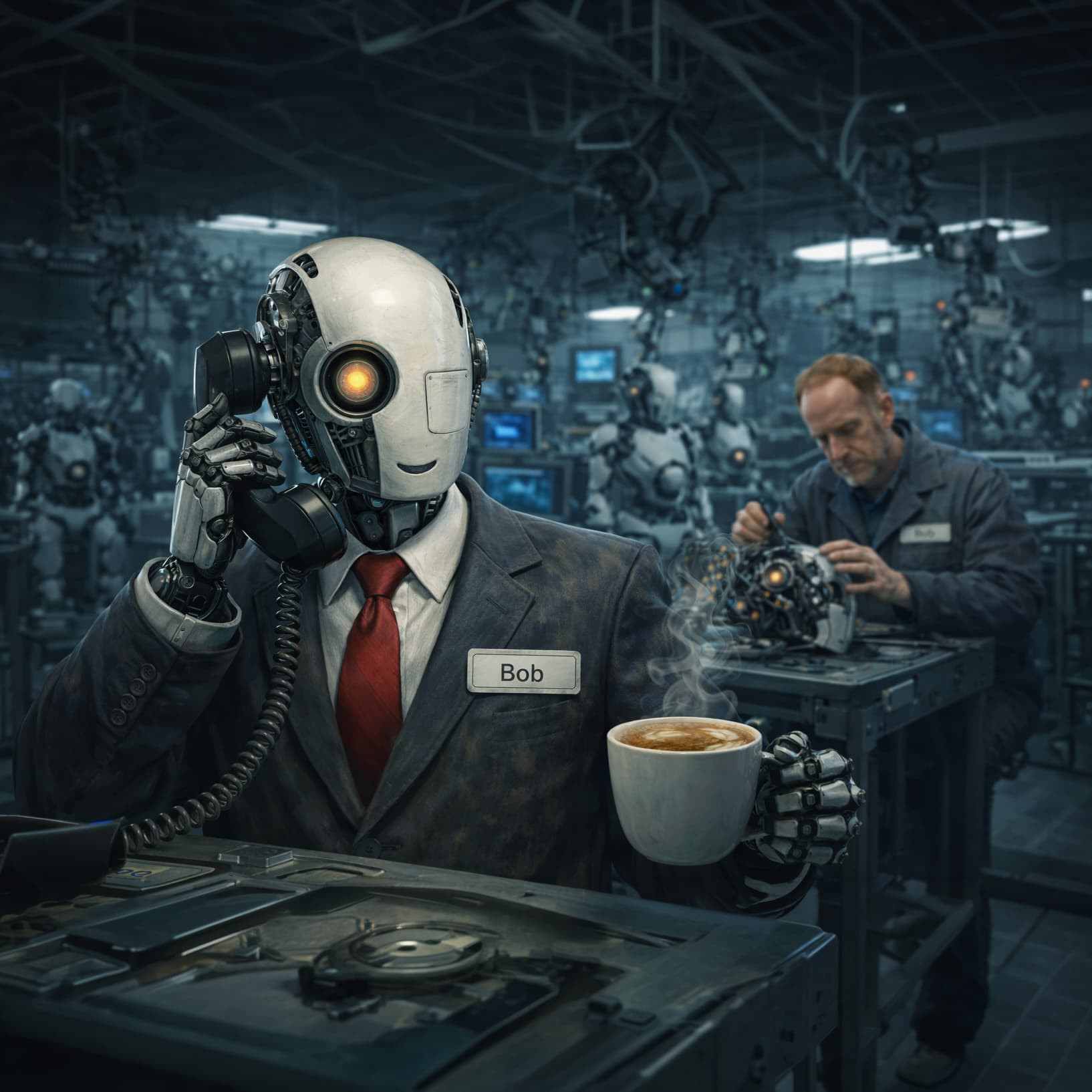 Bob the Robot Receptionist